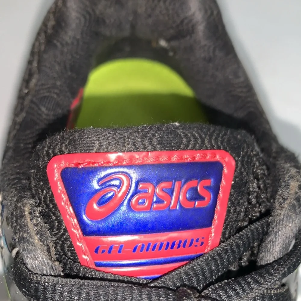 ASICS Black and Blue Athletic Shoes GEL Nimbus 15 FluidFit - Picture 8 of 15